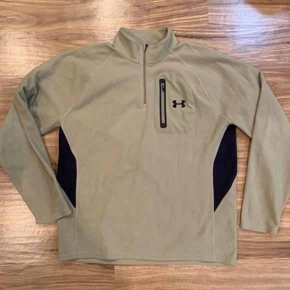under armour black fleece jacket